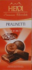 Heidi male premium chocolate Pralinetti cremis